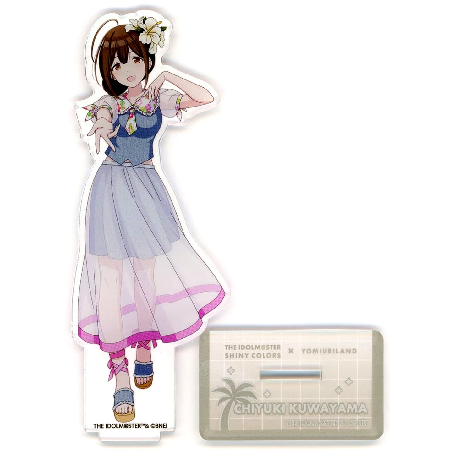 Chiyuki Kuwayama The Idolm@ster Shiny Colors x Yomiuri Land Tropical Style Acrylic Figure [USED]