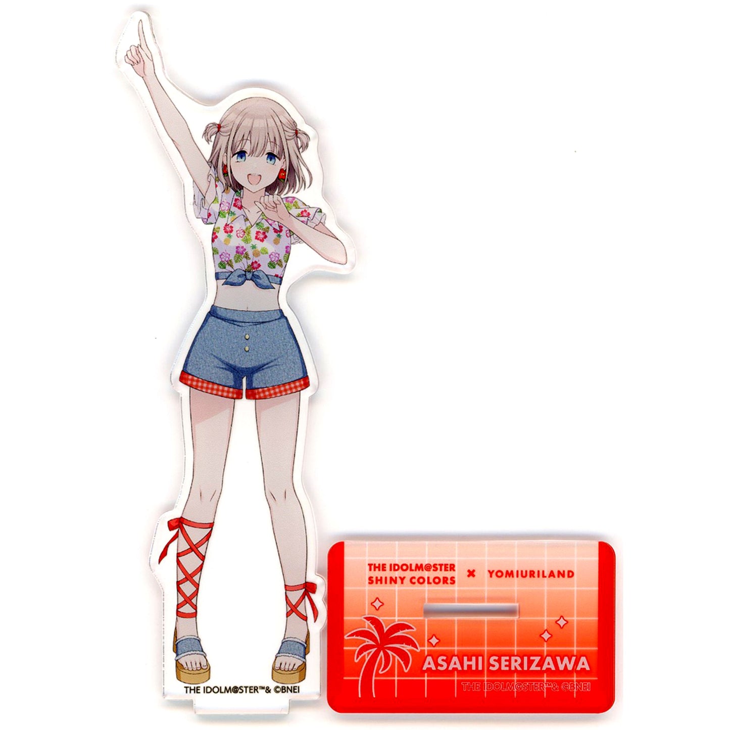 Asahi Serizawa tropical style The Idolmaster Shiny Colors x Yomiuriland Acrylic Figure [USED]