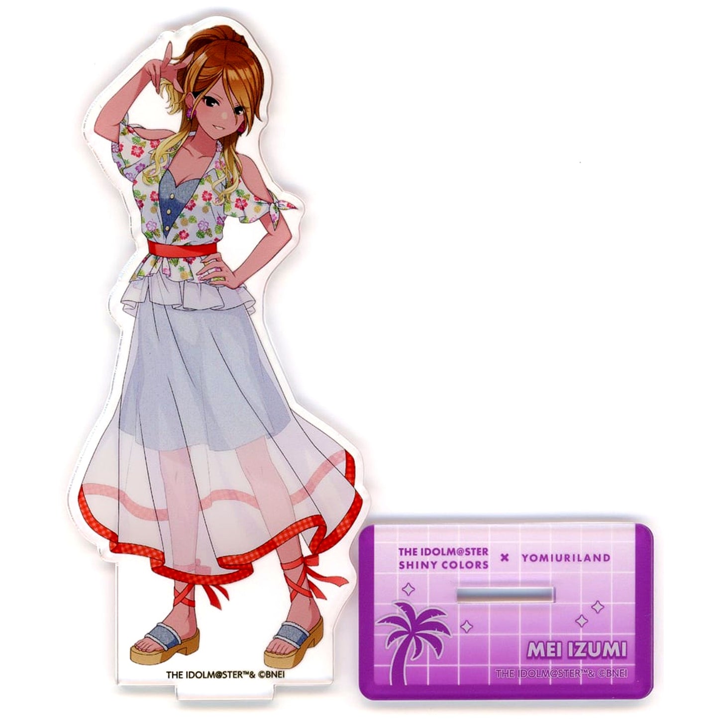 Mei Izumi The Idolmaster Shiny Colors Acrylic Figure Tropical Style Yomiuriland [USED]