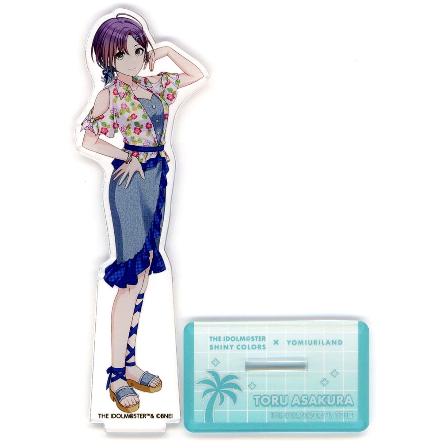Toru Asakura The Idolm@ster Shiny Colors x Yomiuri Land Tropical Style Acrylic Figure [USED]