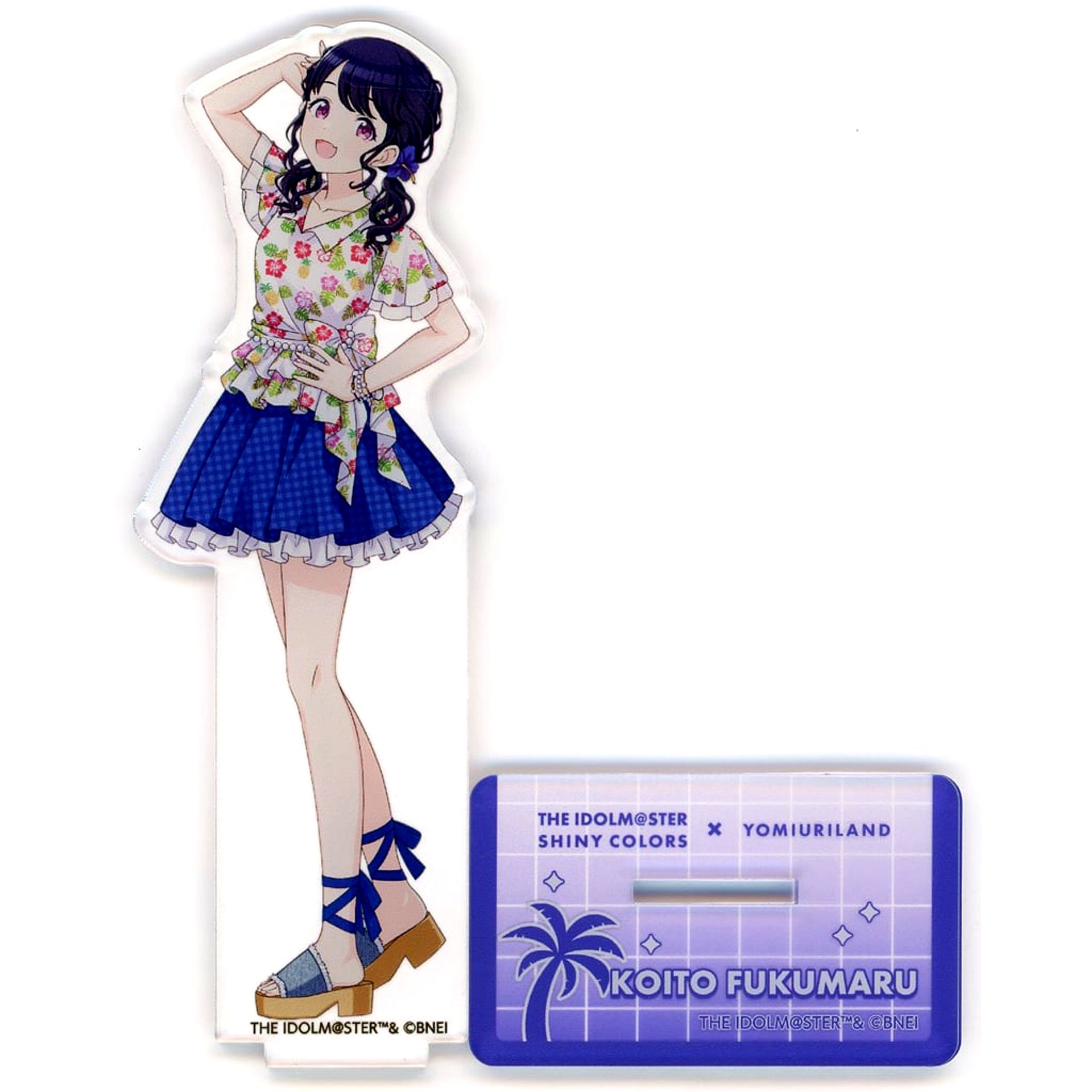 Koito Fukumaru The Idolm@ster Shiny Colors x Yomiuri Land Tropical Style Acrylic Figure [USED]