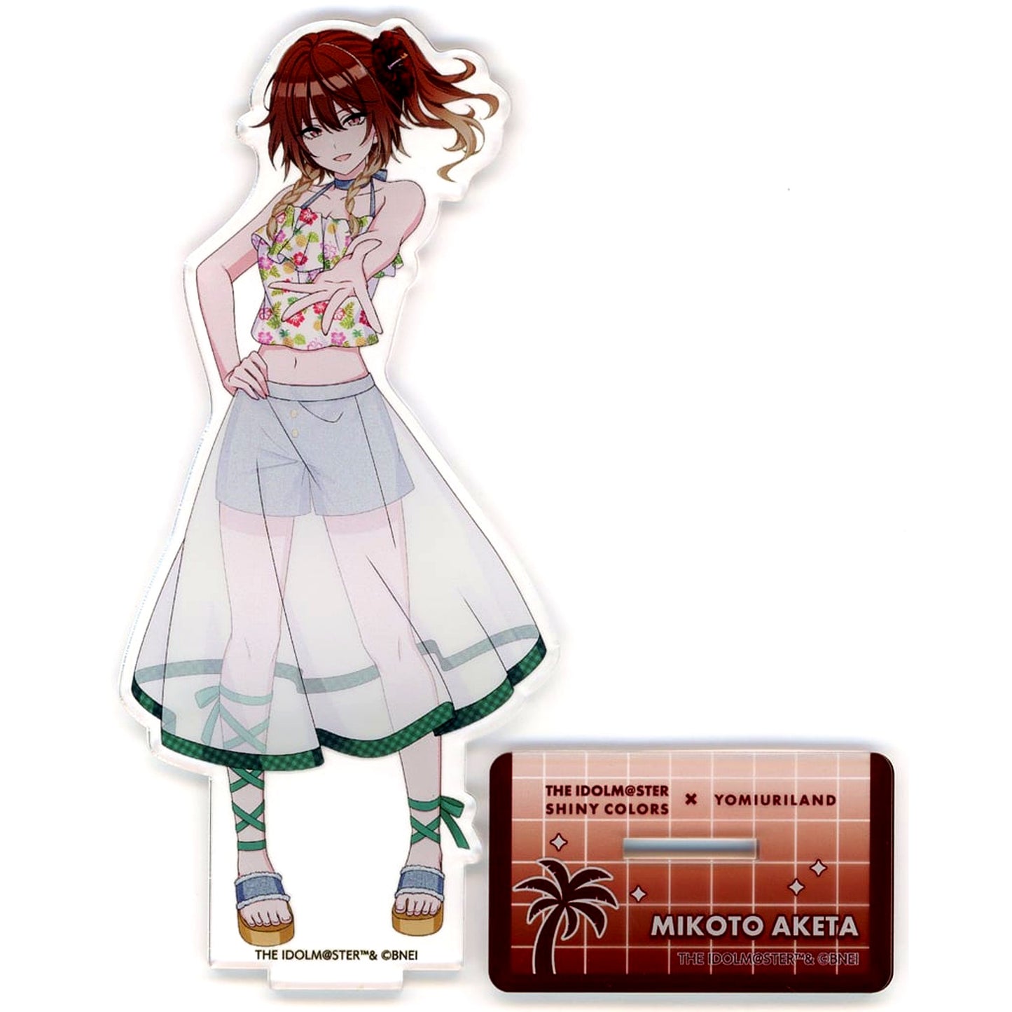Mikoto Aketa The Idolm@ster Shiny Colors x Yomiuri Land Tropical Style Acrylic Figure [USED]