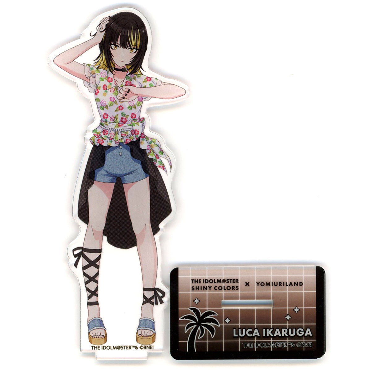 Luca Ikaruga tropical style Idolmaster Shiny Colors Yomiuriland Acrylic Figure [USED]