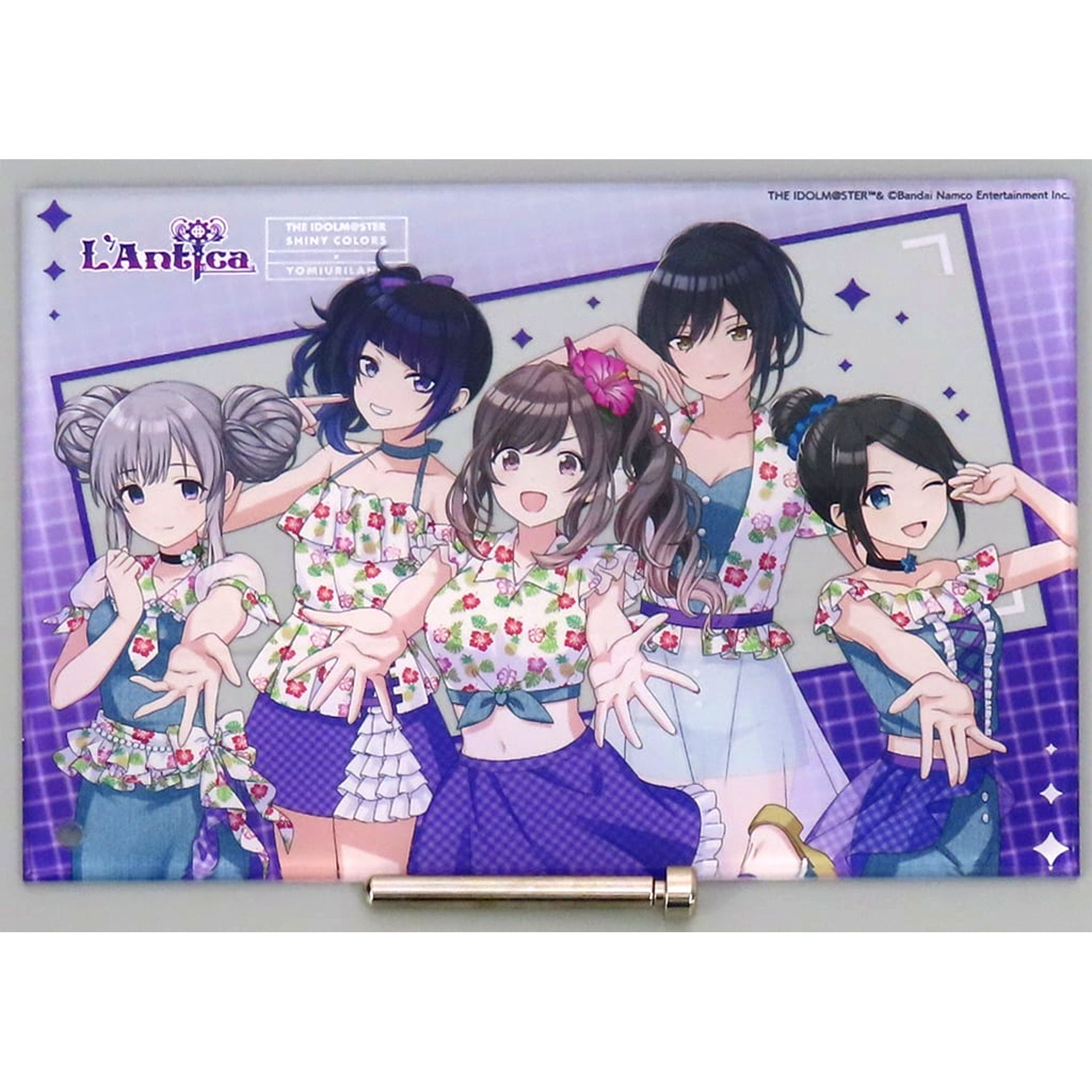 L'Antica THE IDOLM@STER SHINY COLORS Mini Acrylic Art tropical style Yomiuri Land Collabo [USED]