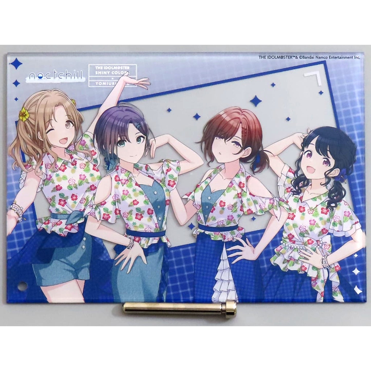 Noctchill THE IDOLM@STER SHINY COLORS Mini Acrylic Art tropical style Yomiuri Land Collabo [USED]