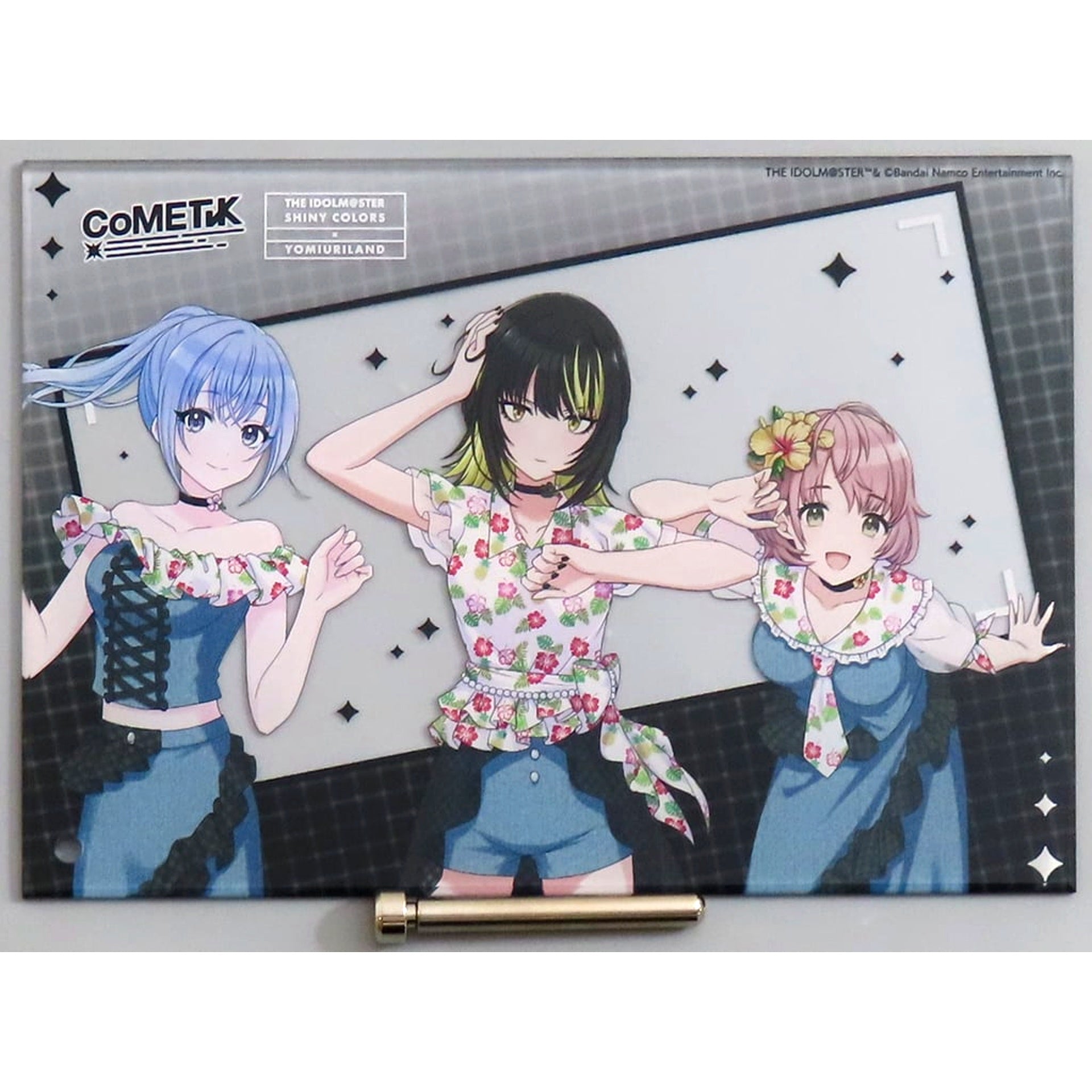 Cometic The Idolm@ster Shiny Colors Mini Acrylic Art tropical style Yomiuri Land [USED]