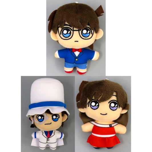 Set of 3 Detective Conan Mascot Conan vs Kaito Kid EX [USED]