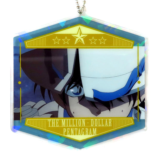 Kaito Kid Detective Conan The Million-dollar Pentagram Glitter Acrylic Keychain EX Scene Shot H [USED]