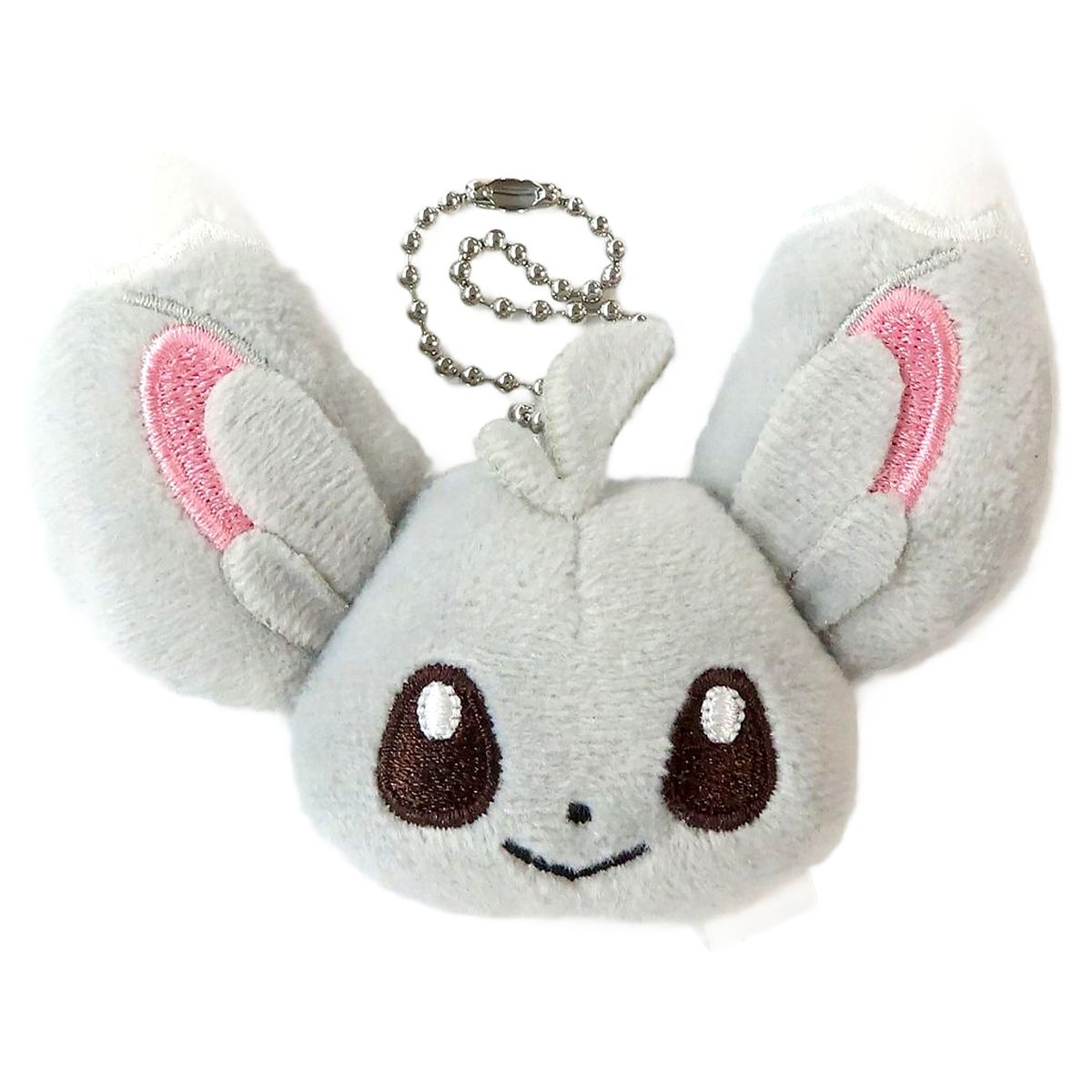 Minccino Pokemon Face Plush Toy with Ball Chain Vol.3 Mascot [USED]