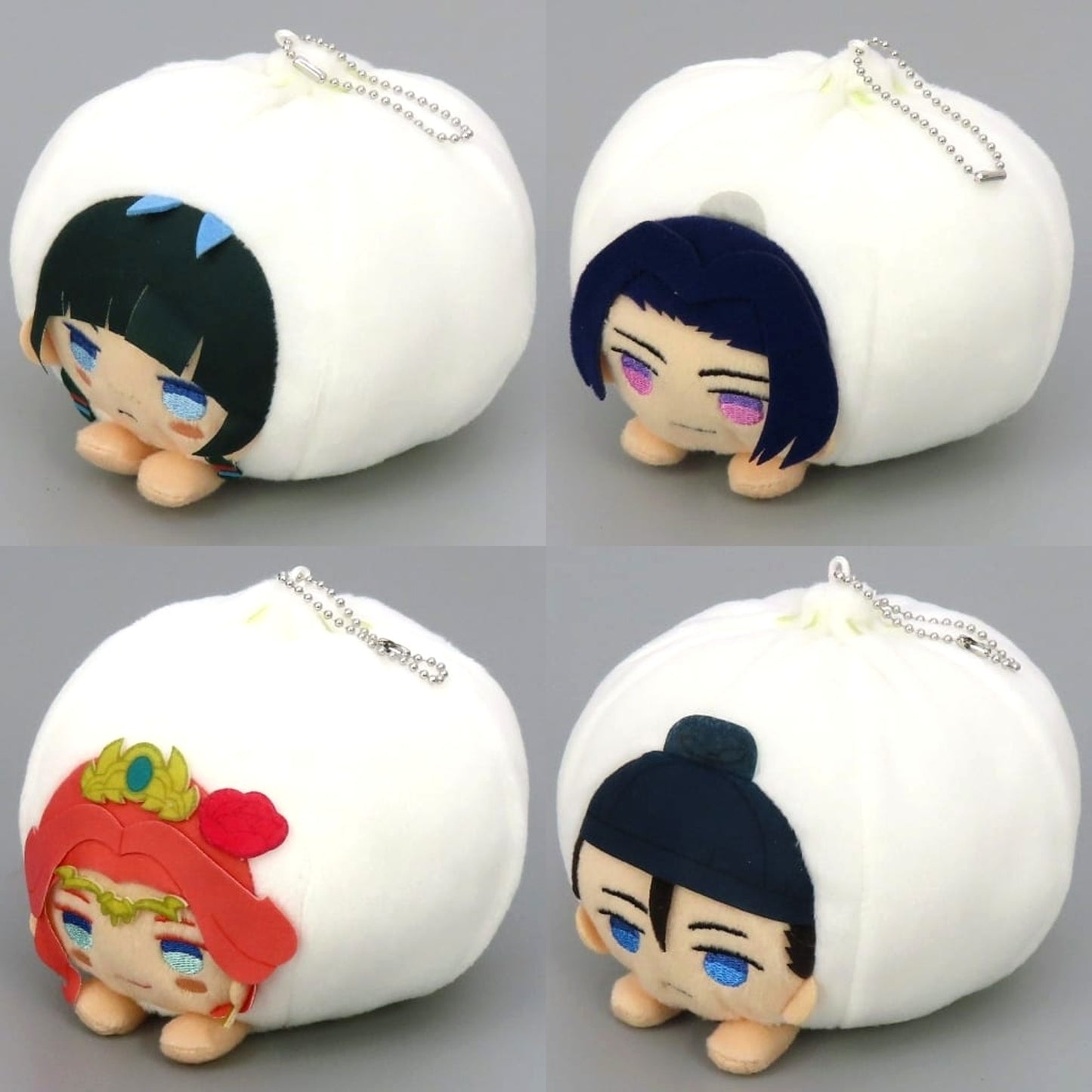 The Apothecary Diaries Maomao & Others All 4 Types Set Steamed Bun Plush Plush [USED]