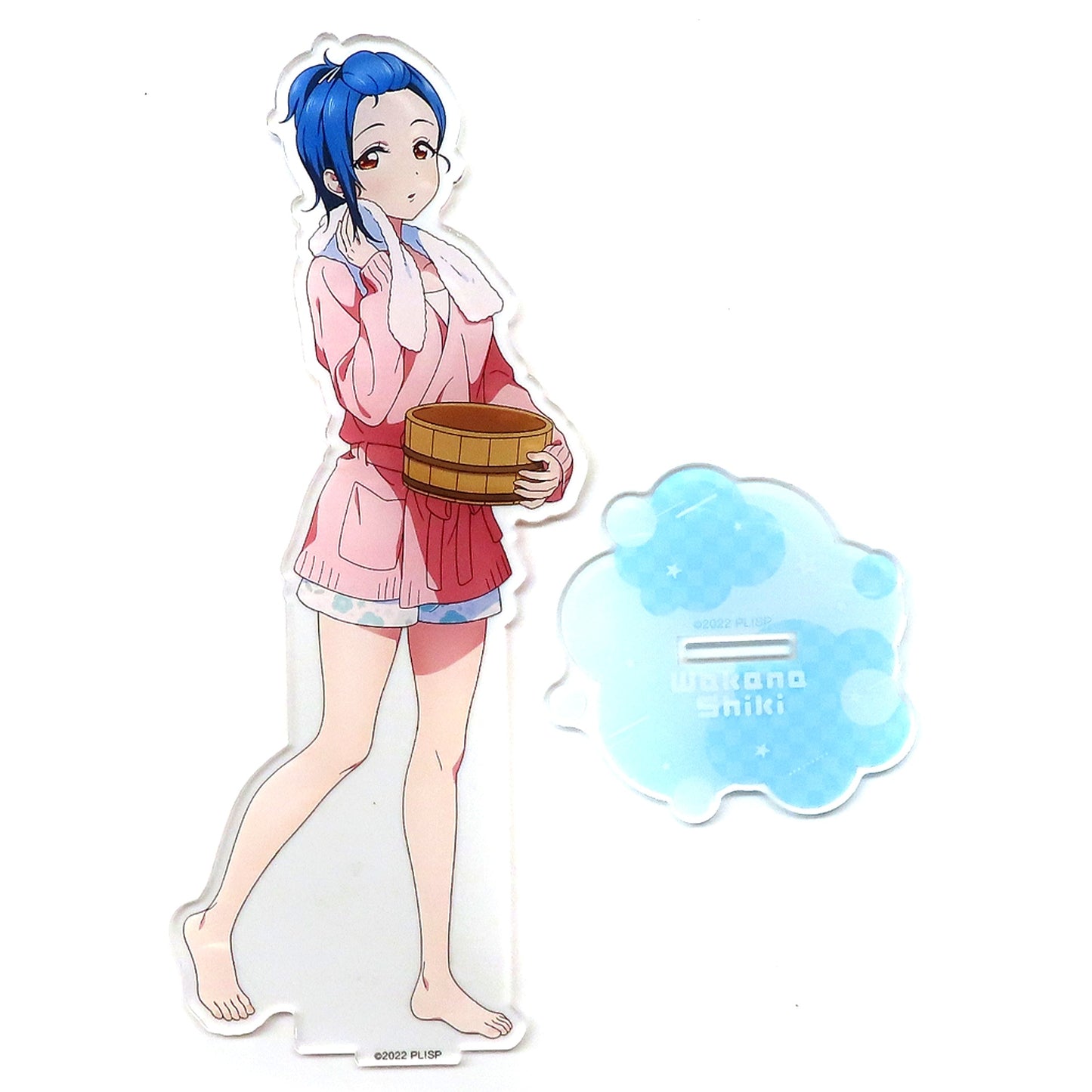 Shiki Wakana BIG Acrylic Stand Love Live! Superstar!! x Gokurakuyu RAKU SPA Liella! Hot Spring Training Camp Mail Order Limited [USED]