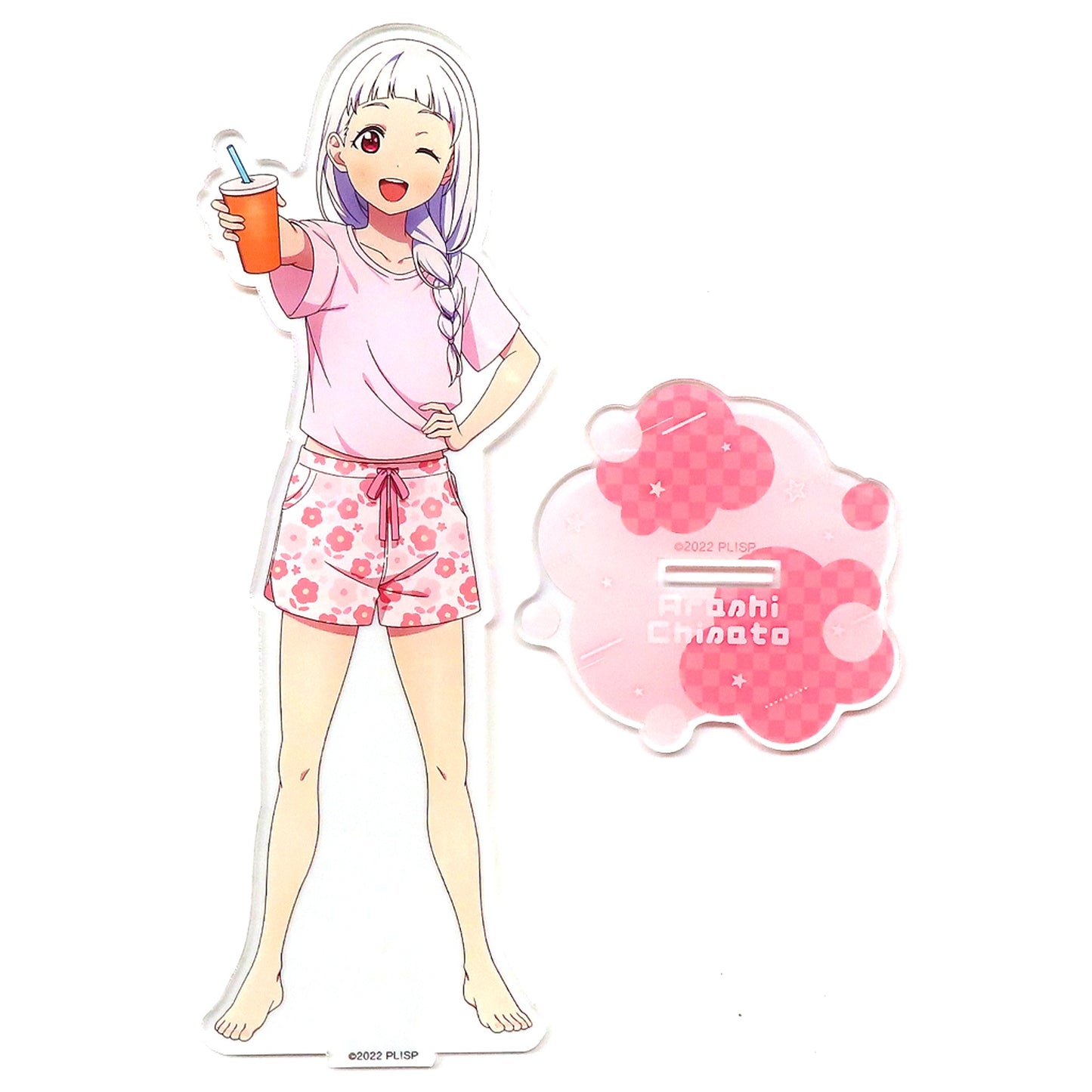 Chisato Arashi BIG Acrylic Stand Love Live! Superstar!! x Gokurakuyu RAKU SPA Liella! Hot Spring Training Camp Mail Order Limited [USED]
