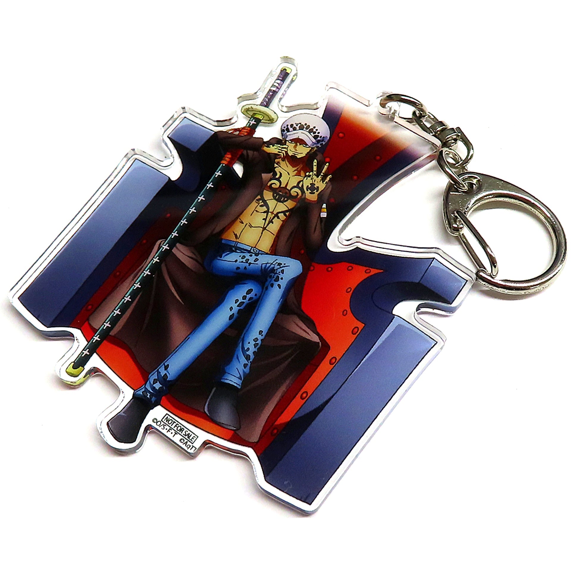 Trafalgar Law One Piece Tokyo One Piece Tower Tongari Mini Attraction Prize A Acrylic Keychain [USED]