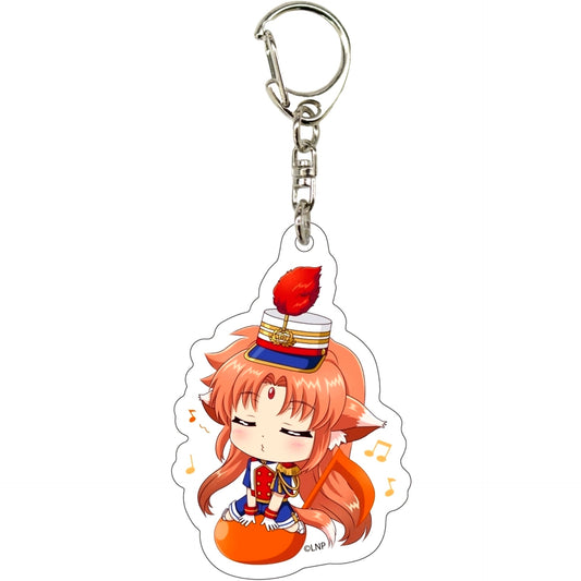 Arf 09. Note Ver. Mini Character Illustration Magical Girl Lyrical Nanoha Series Acrylic Keychain [USED]