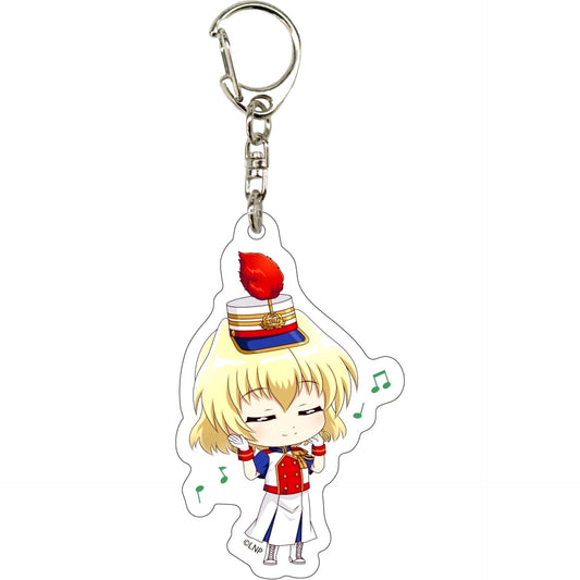Shamal 09. Note Ver. Mini Character Illustration Magical Girl Lyrical Nanoha Series Acrylic Keychain [USED]