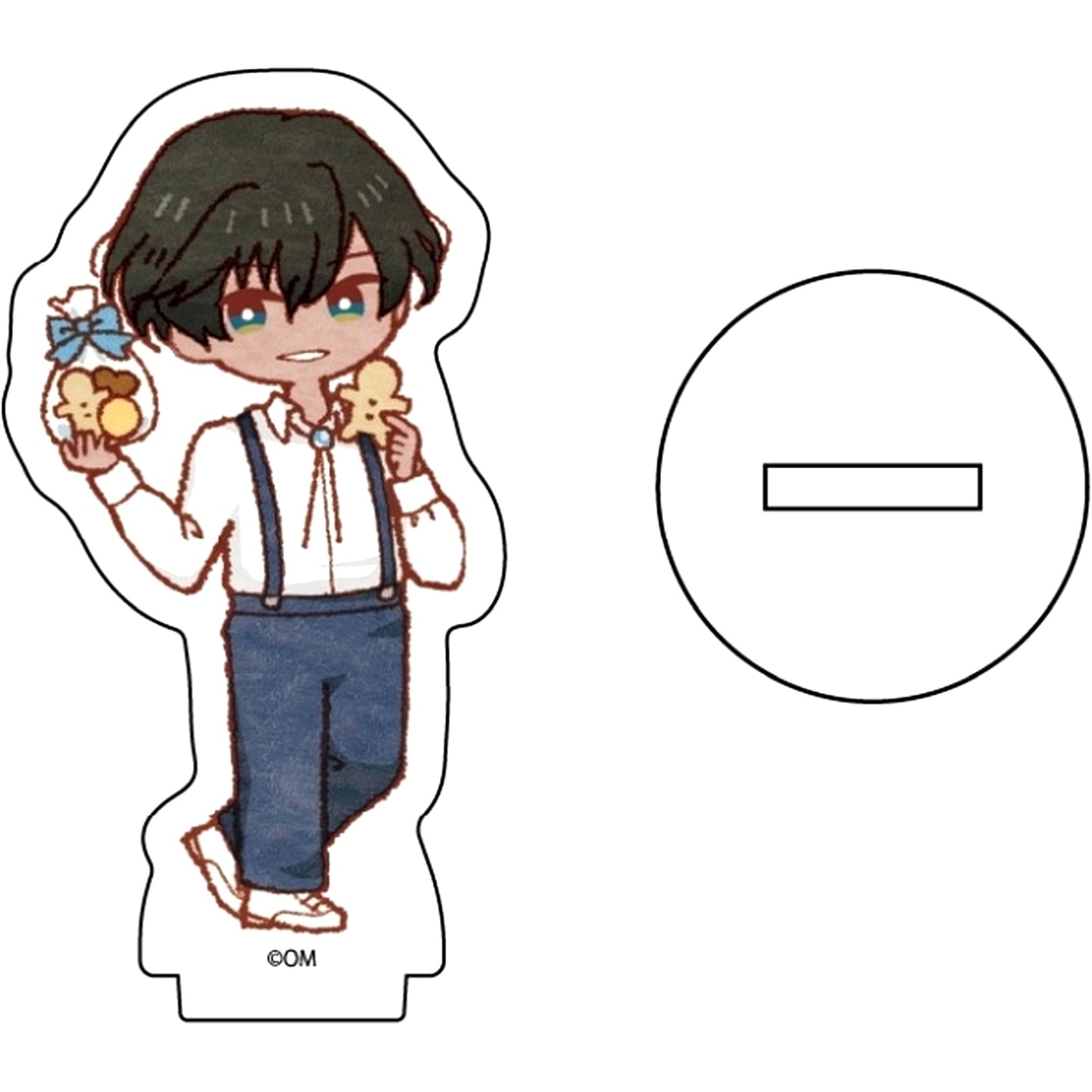 Simeon Obey Me! Nightbringer Acrylic Petit Stand 11. White Day Ver. Retro Art Illustration [USED]