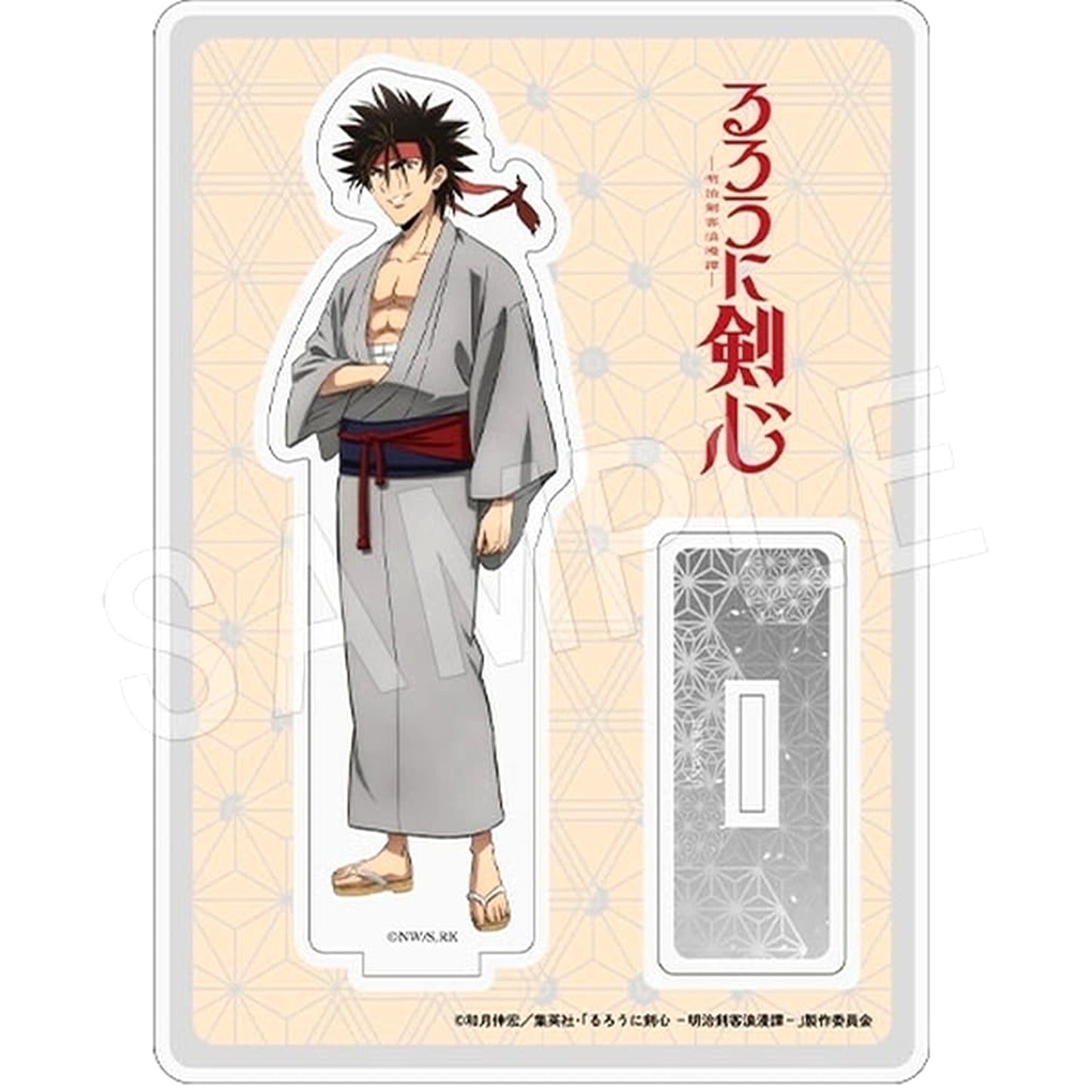 Sanosuke Sagara Rurouni Kenshin: Meiji Kenkaku Romantan Acrylic Stand Chugai Mining 2024 [USED]