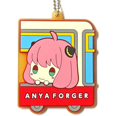 SPY x FAMILY Anya Forger Train Ichiban Kuji Take Me With You! Clear Rubber Charm Prize H [USED]