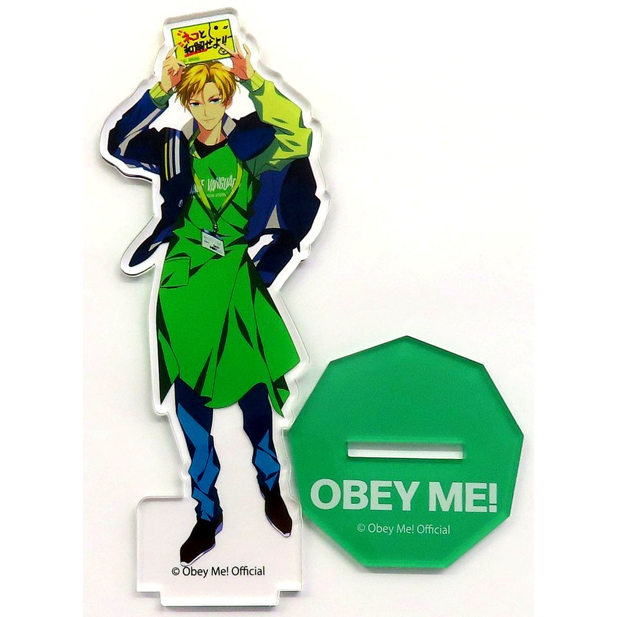 Satan Acrylic Stand Obey Me! x Village Vanguard [USED]