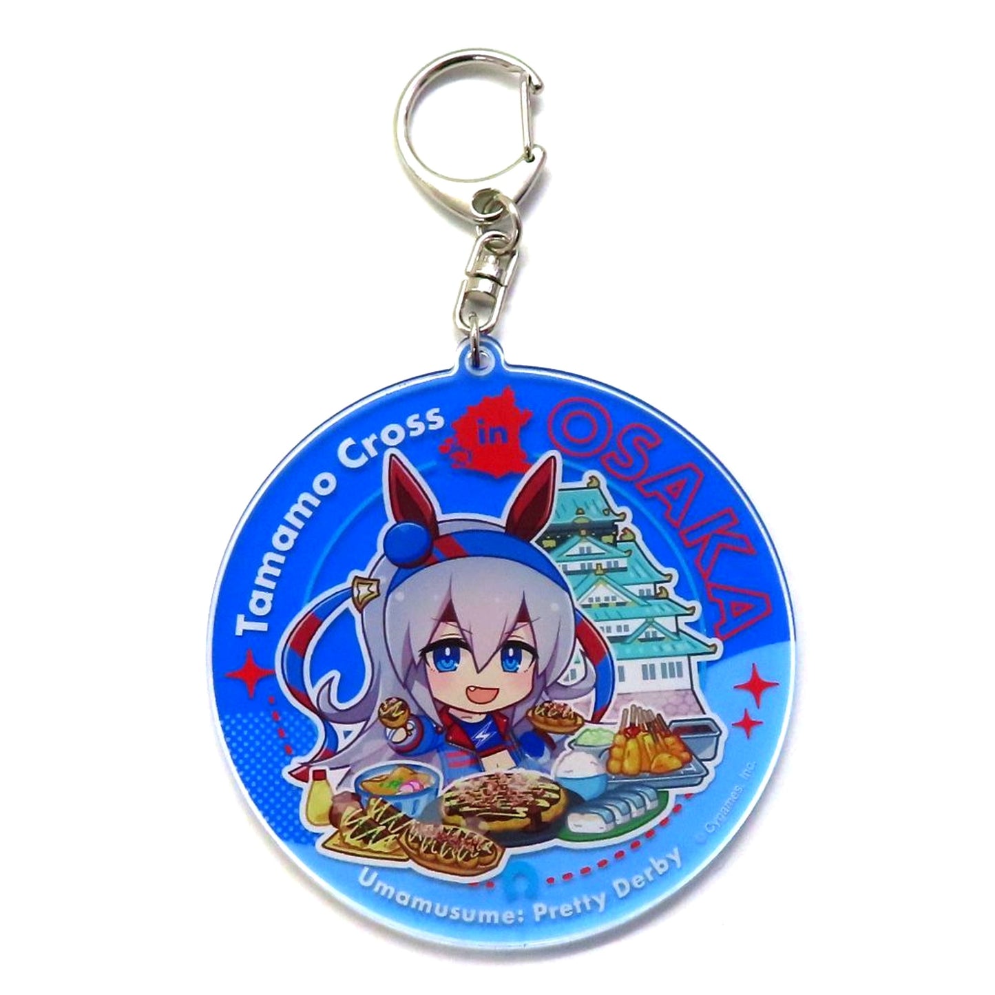 Tamamo Cross Uma Musume Pretty Derby Official Acrylic Keychain OSAKA Ver. 5th EVENT ARENA TOUR GO BEYOND NEW GATE [USED]