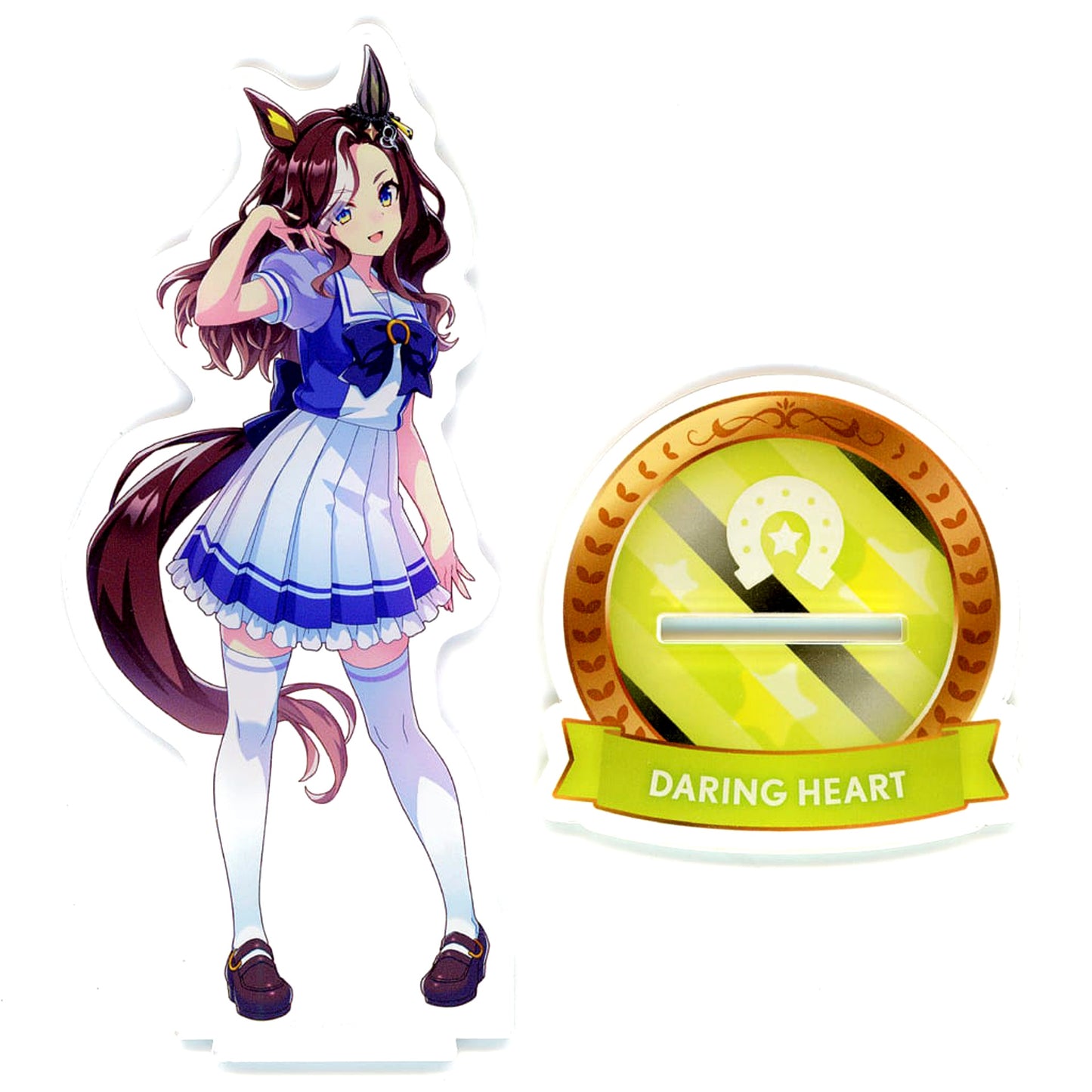 Daring Heart Umamusume: Pretty Derby Official Acrylic Stand School Uniform Ver. [USED]