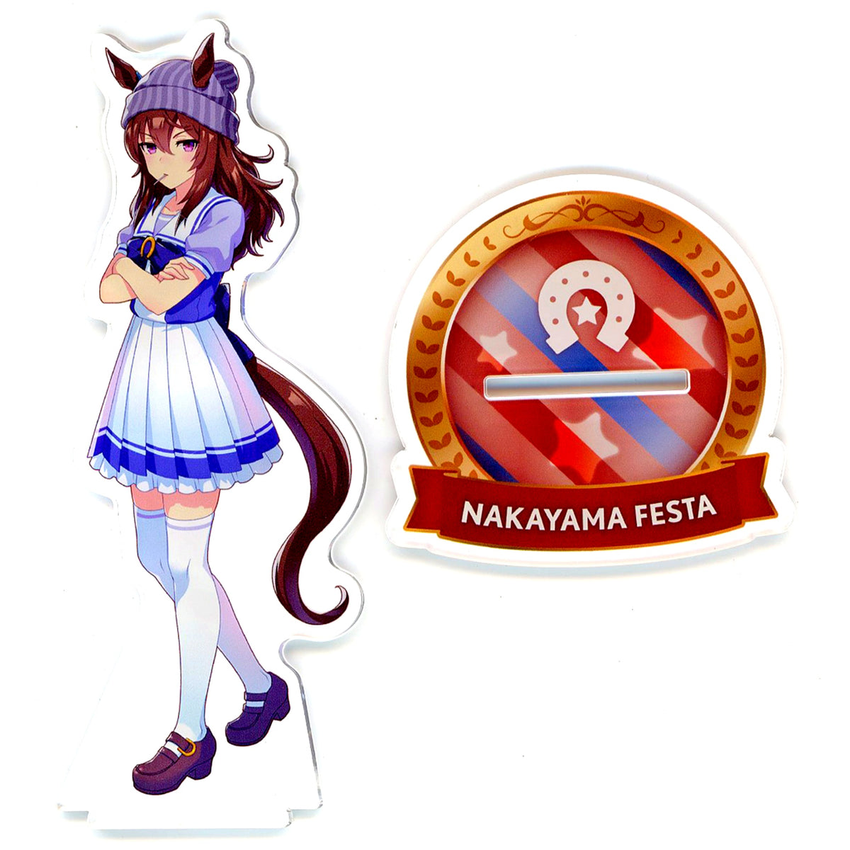 Nakayama Festa Uma Musume Pretty Derby Official Acrylic Stand School Uniform Ver. [USED]