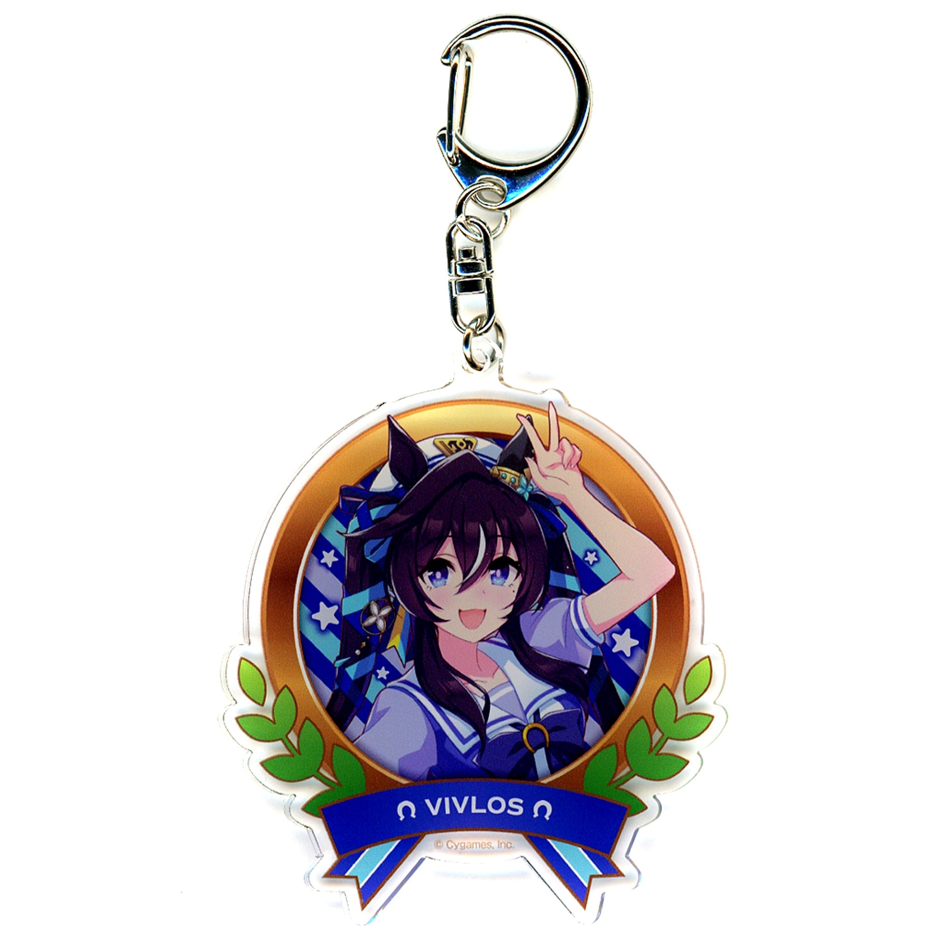 Vivlos School Uniform Ver. Official Acrylic Keychain Uma Musume Pretty Derby [USED]