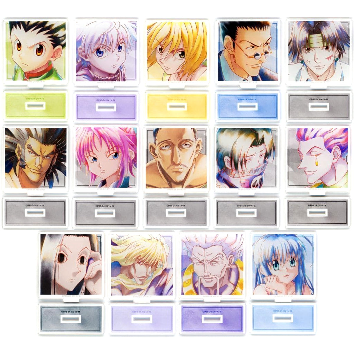 Hunter x Hunter Gon Freecss & Others All 14 Types Set Ani-Art Aqua Label Trading Acrylic Stand Ani-Art Animate Fair in 2024 Exclusive Acrylic Stands [USED]