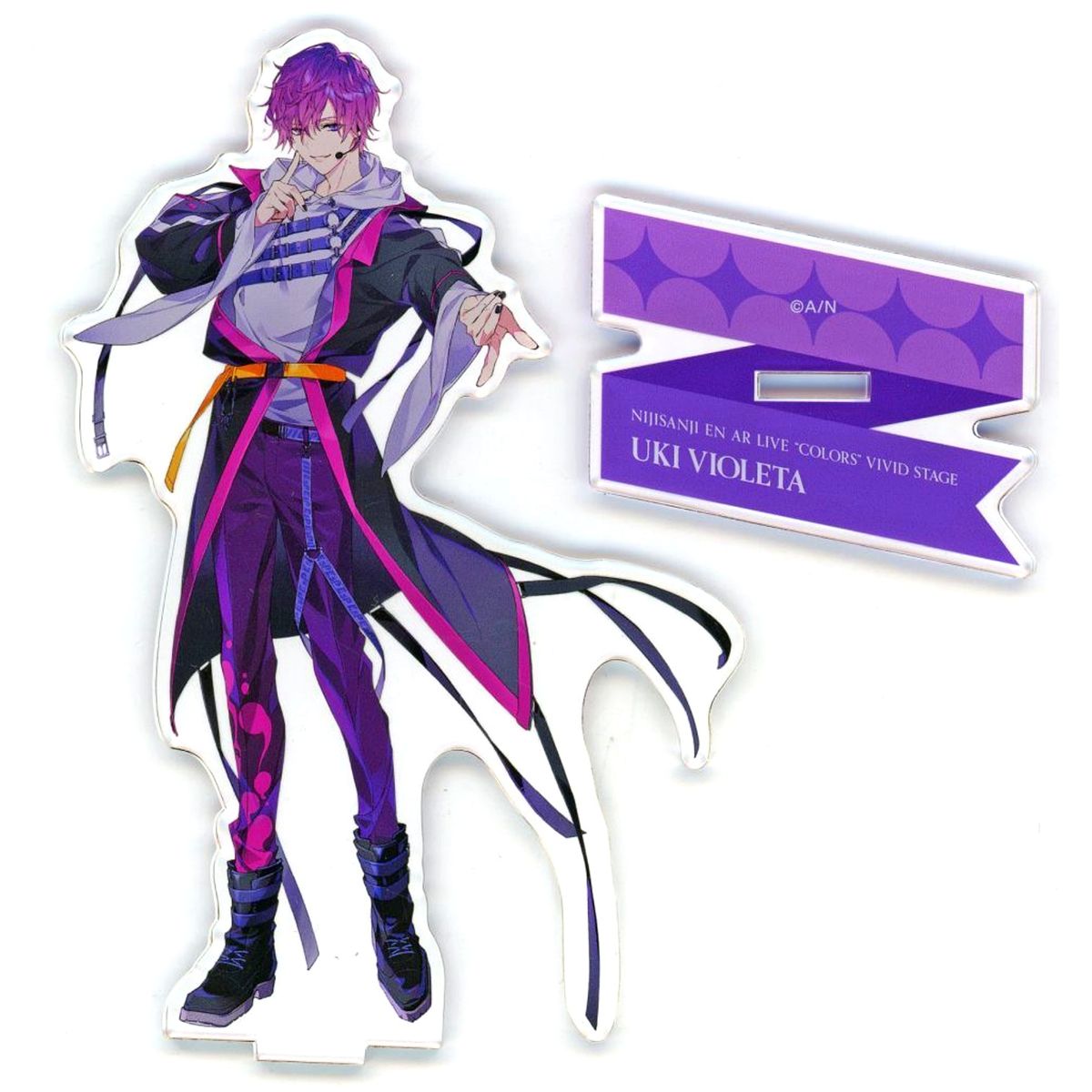 Uki Violeta Virtual YouTuber Nijisanji Acrylic Stand NIJISANJI EN AR LIVE "COLORS" [USED]