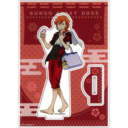 Chuya Nakahara Bungo Stray Dogs x Gokurakuyu RAKU SPA Welcome to Sento Port Mafia Rest Arc Full-Body Ver. Acrylic Stand [USED]