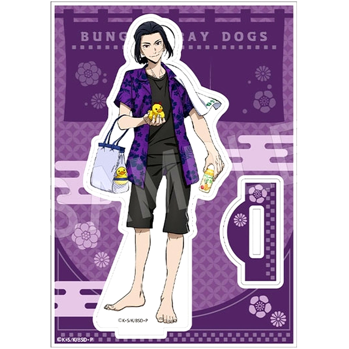 Ougai Mori Acrylic Stand Full-Size Ver. Bungo Stray Dogs x Gokurakuyu RAKU SPA Welcome to the Public Bath Port Mafia Rest Chapter [USED]
