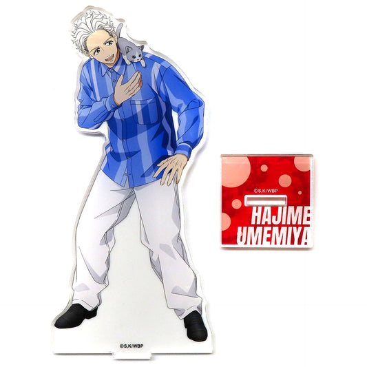 Hajime Umemiya Acrylic Stand Wind Breaker x Karaoke Manekineko [USED]