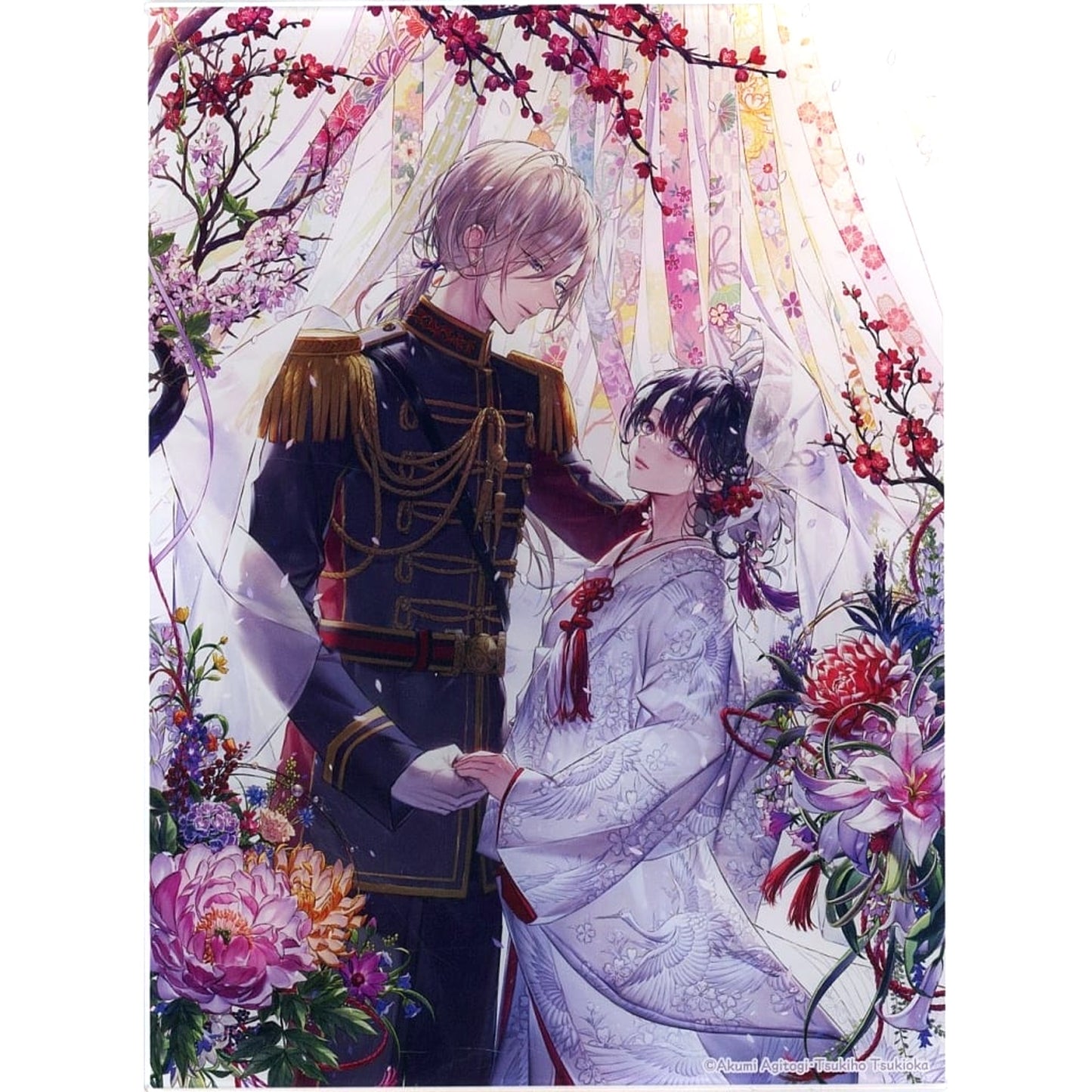 My Happy Marriage Miyo Saimori Kiyoka Kudo Acrylic Panel Included with Light Novel Vol.7 Kadokawa Special Pack Acrylic Stands [USED]