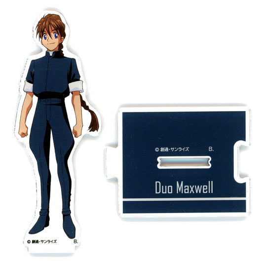 Duo Maxwell Connecting Acrylic Stand Mobile Suit Gundam Wing [USED]
