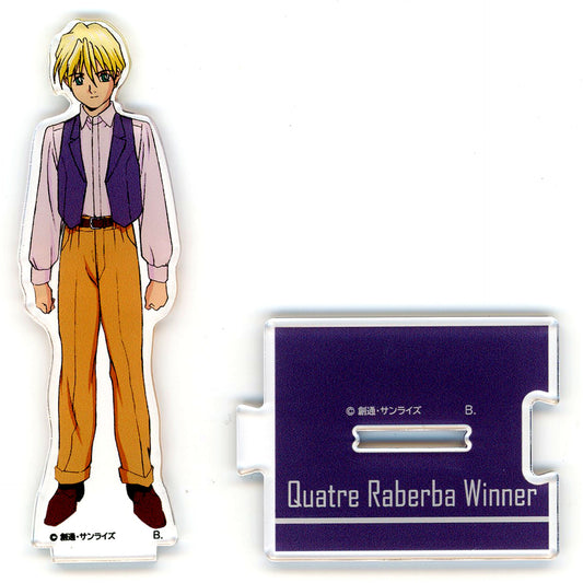 Quatre Raberba Winner Mobile Suit Gundam Wing Connecting Acrylic Stand [USED]
