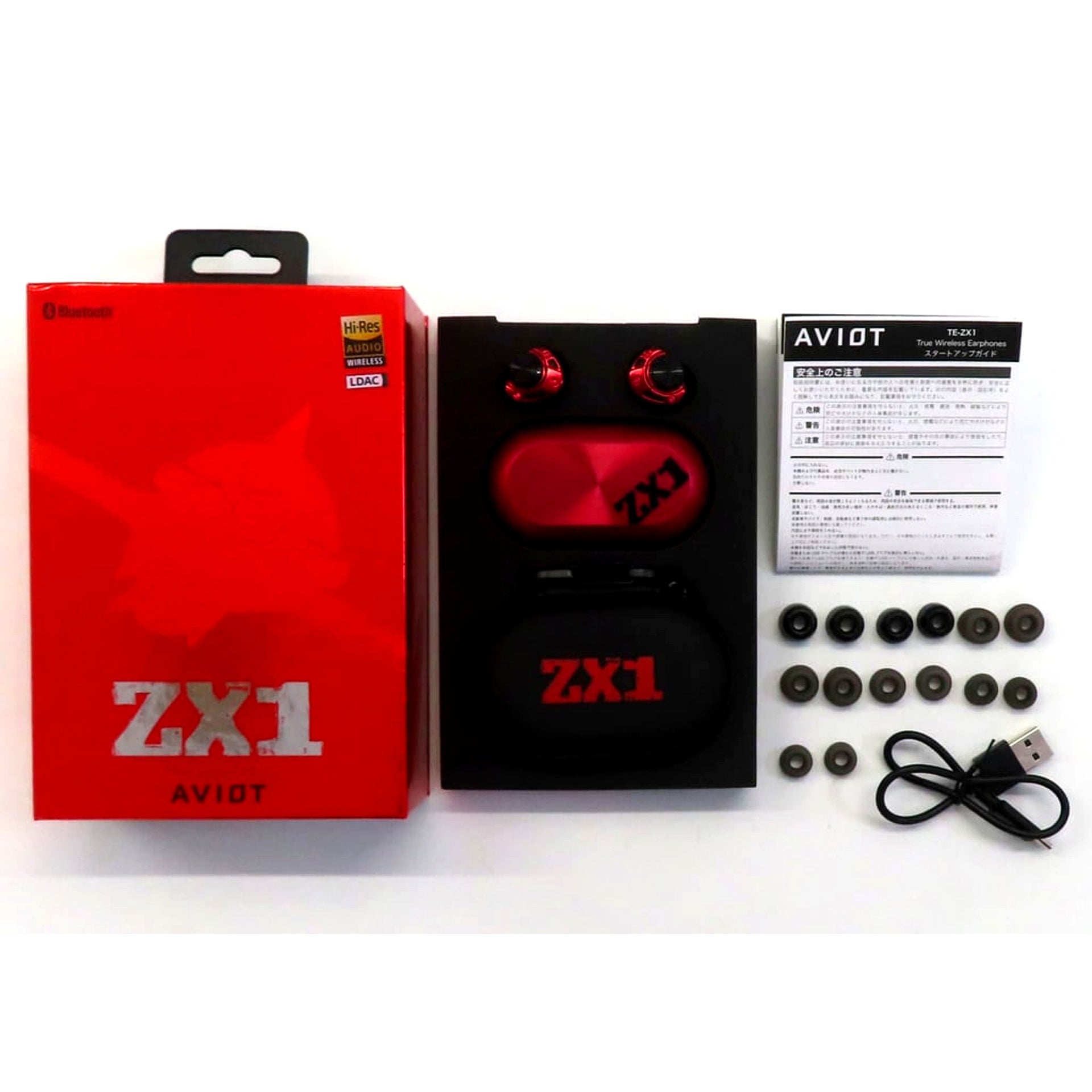 Cowboy Bebop Swordfish II True Wireless Earphones TE-ZX1 x AVIOT [USED]