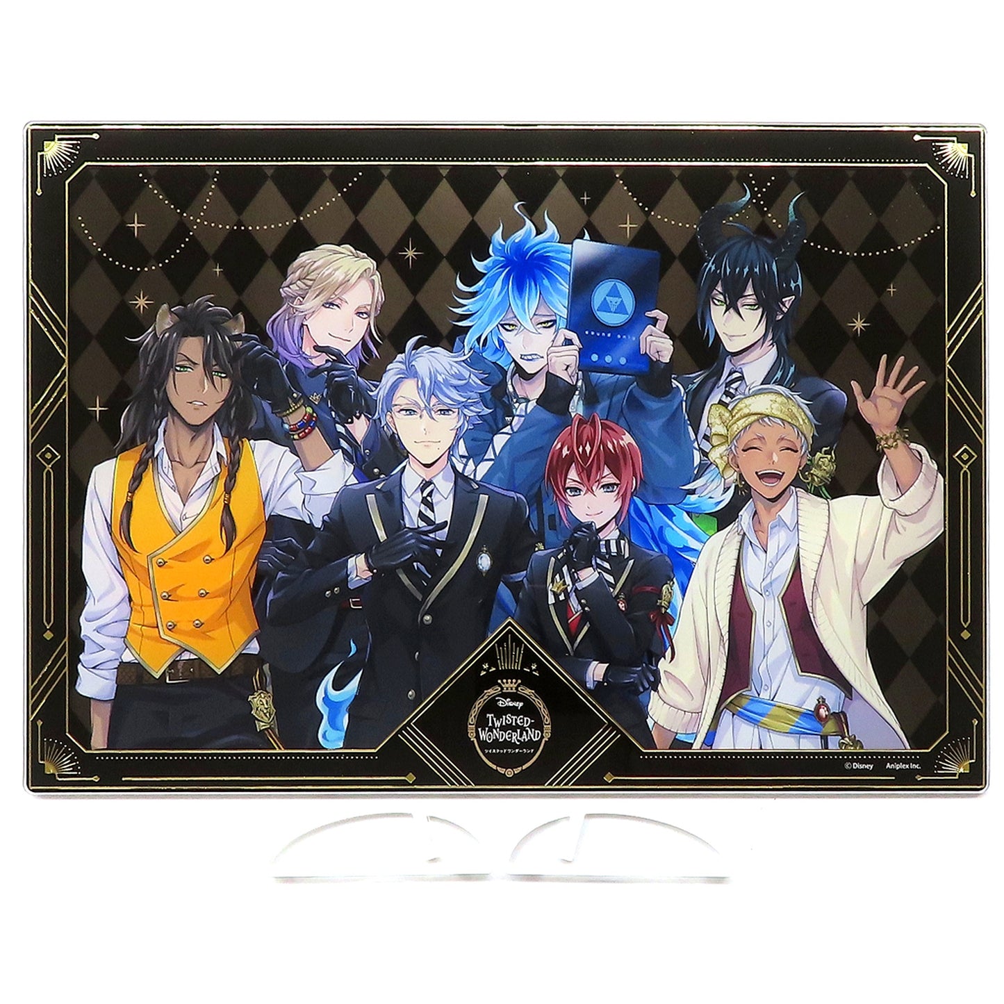 All Characters Disney Twisted-Wonderland 4th Anniversary Goods Acrylic Board [USED]