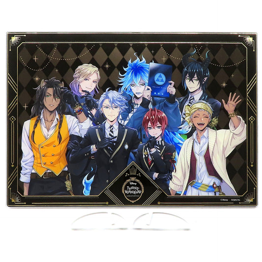 All Characters Disney Twisted-Wonderland 4th Anniversary Goods Acrylic Board [USED]