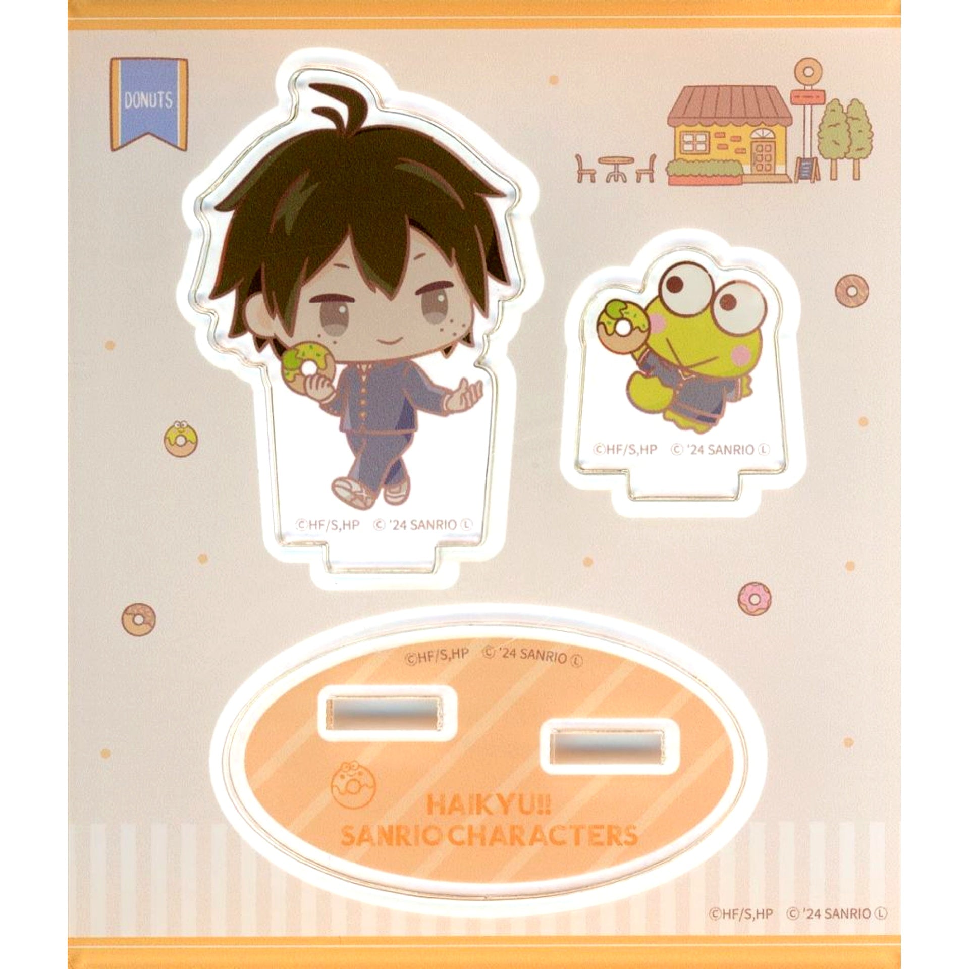 Tadashi Yamaguchi x Keroppi Acrylic Stand Haikyu!! x Sanrio Characters POPUP STORE in PARCO [USED]