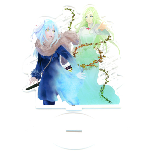 Rimuru Tempest and Treyni 01 Official Illustration Acrylic Stand That Time I Got Reincarnated as a Slime Pop Up Shop in TSUTAYA [USED]