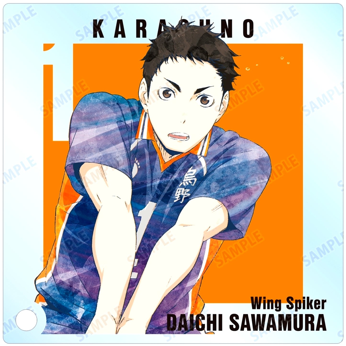 Daichi Sawamura Haikyu!! Trading Ani-Art 3rd Acrylic Stand Panel [USED]