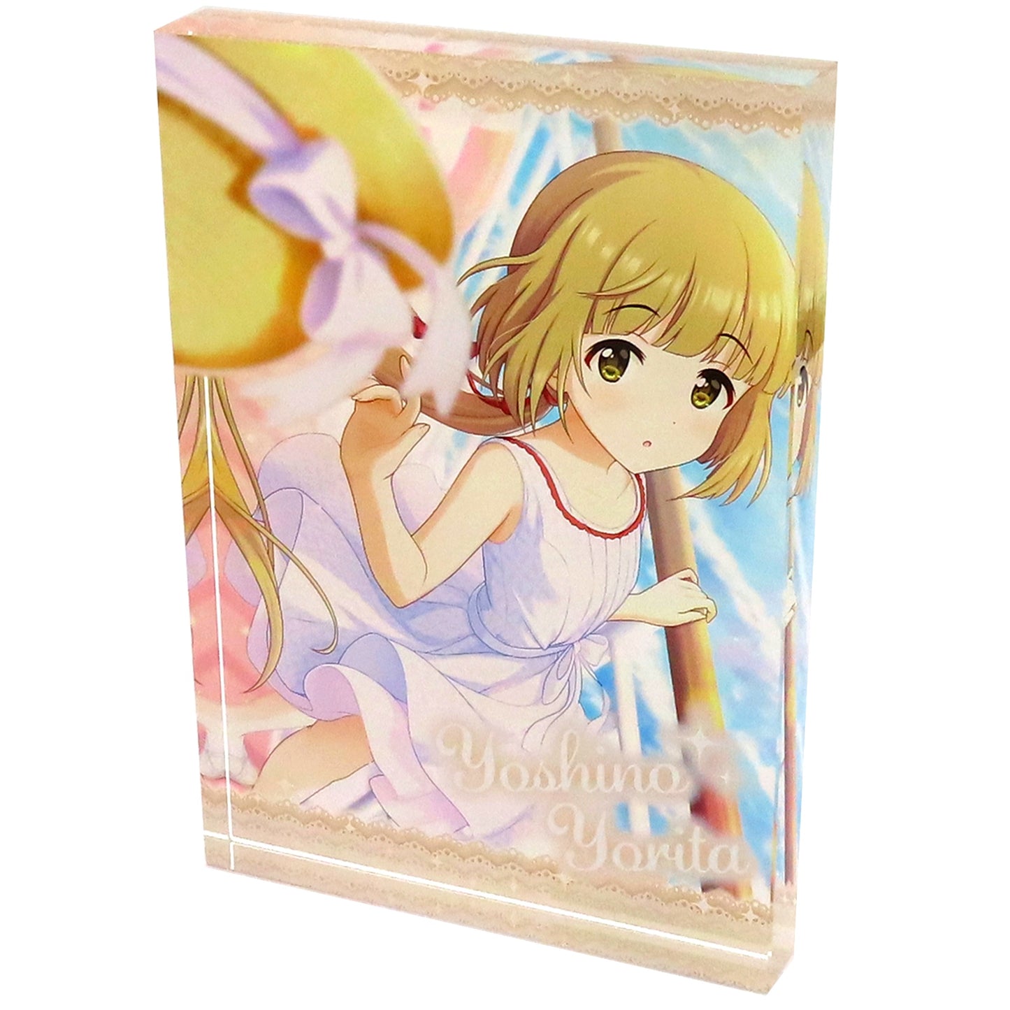 Yoshino Yorita Acrylic Block The Idolmaster Cinderella Girls [USED]