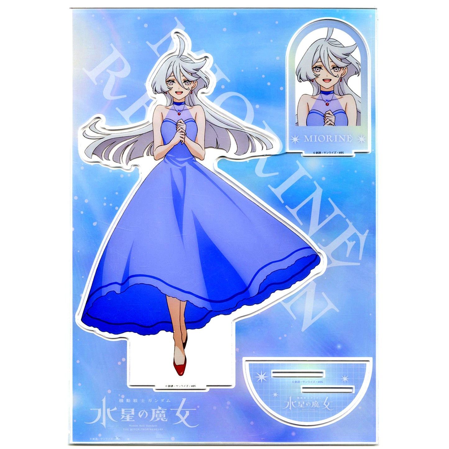 Miorine Rembran Mobile Suit Gundam The Witch from Mercury MEGA Acrylic Stand Dress Ver. TSUTAYA POP UP SHOP Vol.2 [USED]