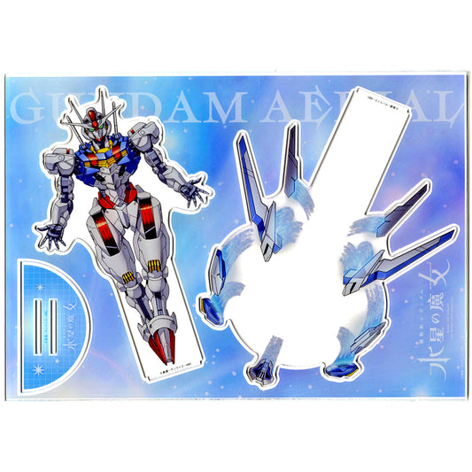 Gundam Aerial Mobile Suit Gundam The Witch from Mercury MEGA Acrylic Stand Dress Ver. TSUTAYA POP UP SHOP Vol.2 [USED]