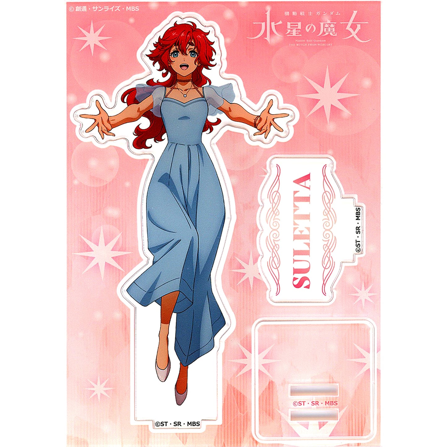 Suletta Mercury Dress Ver. Mobile Suit Gundam The Witch from Mercury Acrylic Stand TSUTAYA POP UP SHOP Vol.2 [USED]