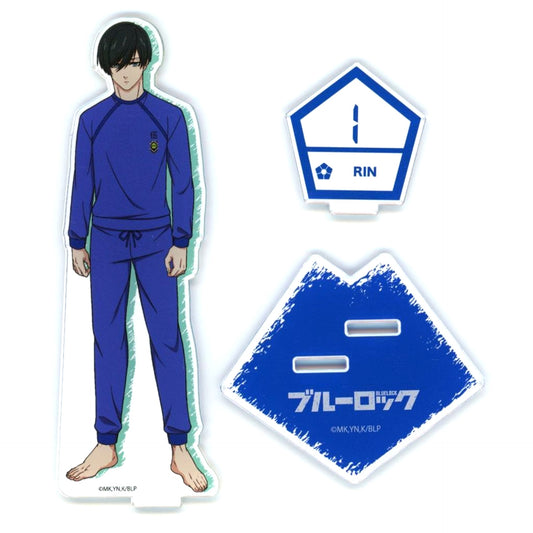 Rin Itoshi Sweatshirt Blue Lock Acrylic Stand [USED]