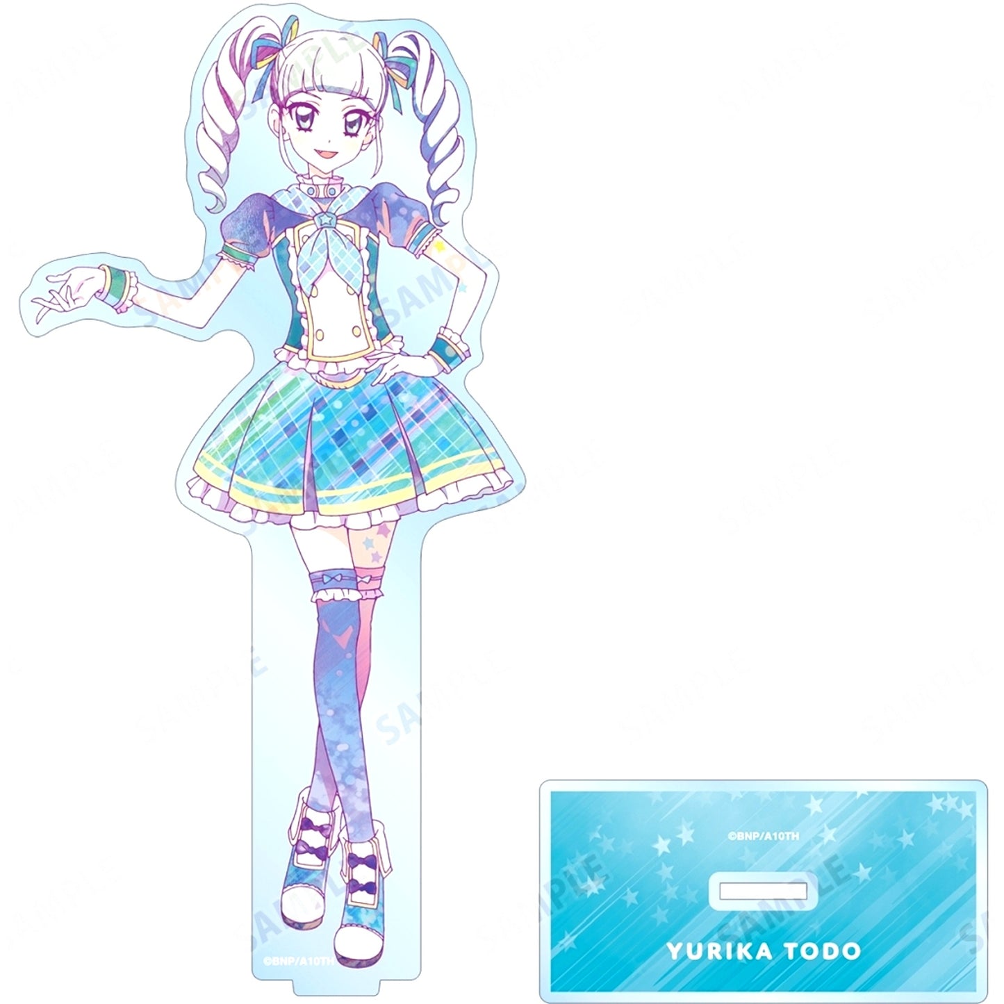 Yurika Todo Ani-Art clear label BIG Acrylic Stand Aikatsu! 10th Story Starway to the Future [USED]