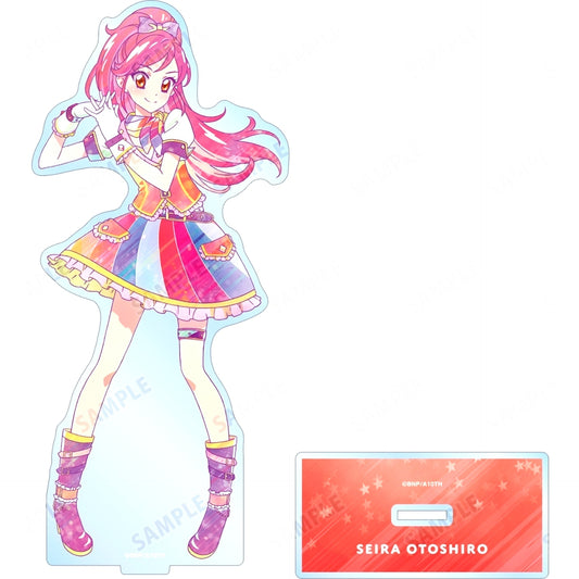 Seira Otoshiro Ani-Art Clear Label Big Acrylic Stand Aikatsu! 10th Story: Starway to the Future [USED]