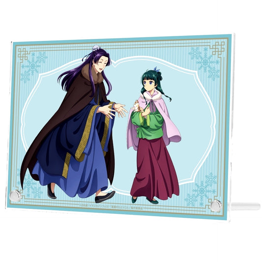 Maomao & Jinshi Winter Outfit Ver. The Apothecary Diaries Illustration A5 Acrylic Panel [USED]
