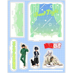 Group A. Blue Goodnight Ver. Yu Yu Hakusho Illustration Acrylic Diorama [USED]